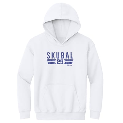 Tarik Skubal 500 Level Youth Font Hoodie - White