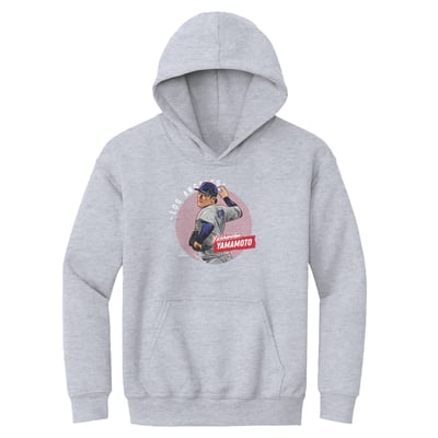Yoshinobu Yamamoto 500 Level Youth Anime Hoodie - Gray