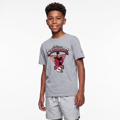 Arizona Cardinals Disney x Champion Youth Jafar & Iago T-Shirt - Heather Gray
