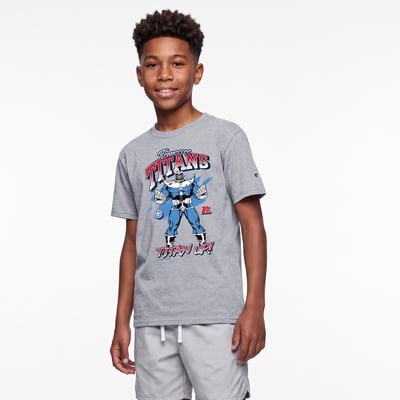 Tennessee Titans Disney x Champion Youth Thanos T-Shirt - Heather Gray