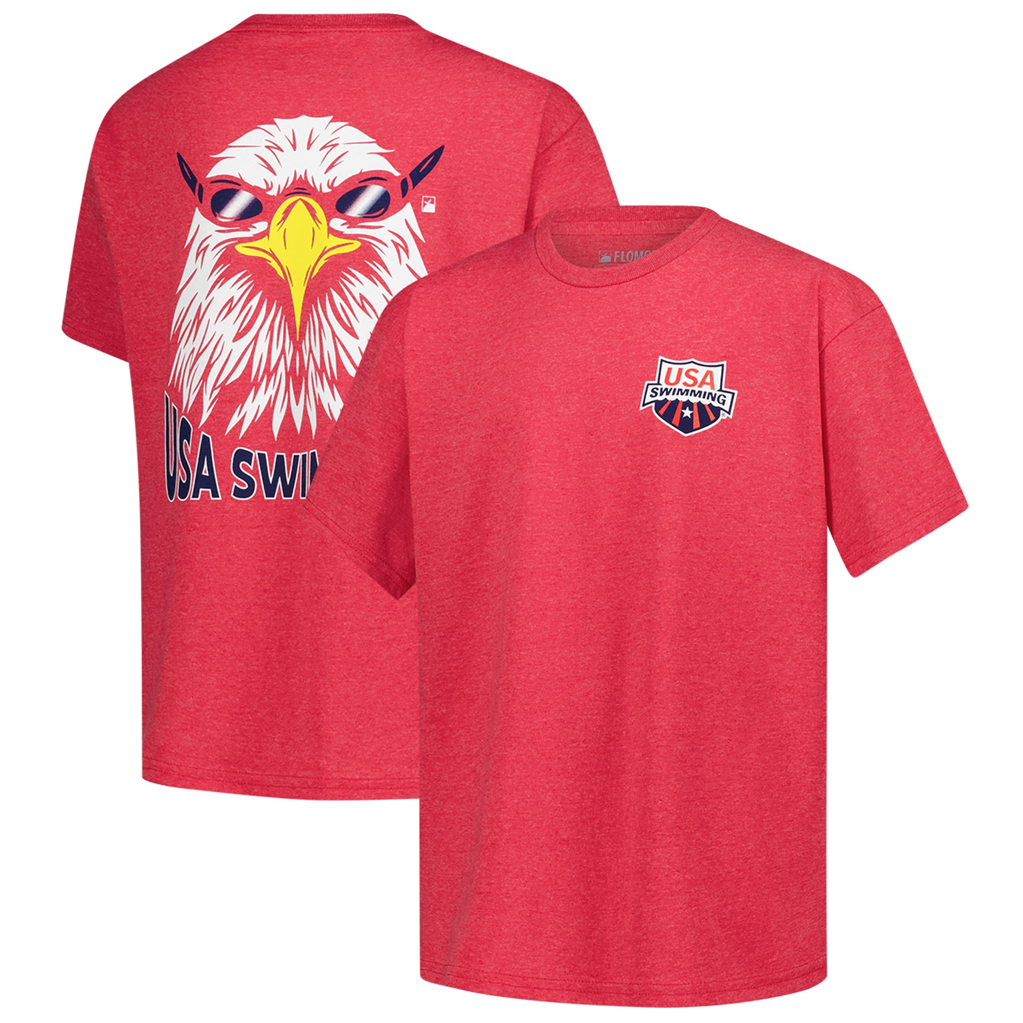 B36】USA OlympicオリンピックSWIMMNGプリントTee USA Swimming T 