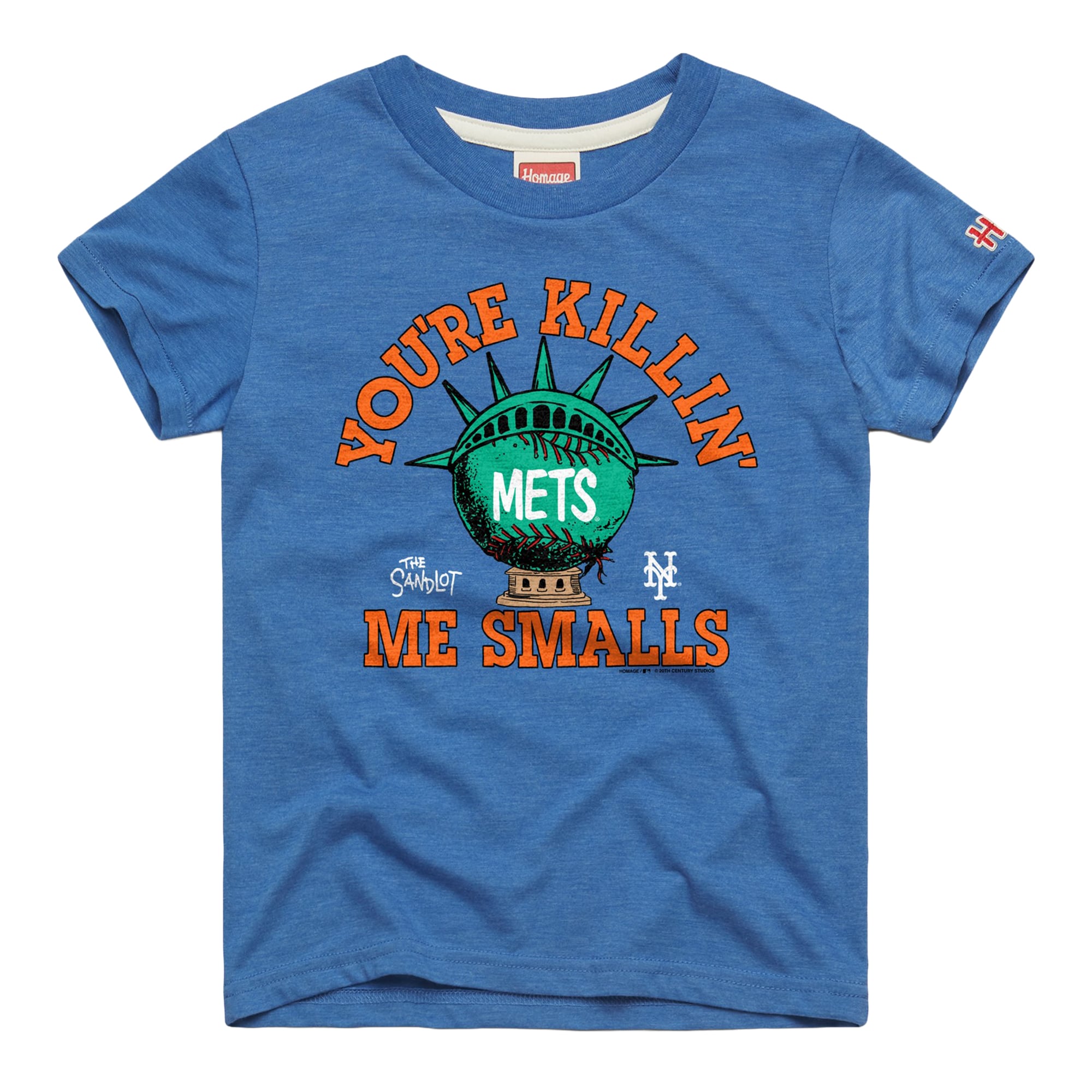 T-shirt Youth Homage Royal New York Mets x The Sandlot Tri-Blend