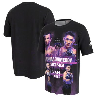UFC ProSphere Youth Nurmagomedov vs. Song Fight Night T-Shirt - Black