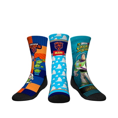  Chicago Bears Rock Em Youth Toy Story 3-Pack Crew Socks