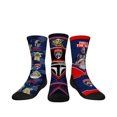  Florida Panthers Rock Em Youth The Mandalorian 3-Pack Crew Socks
