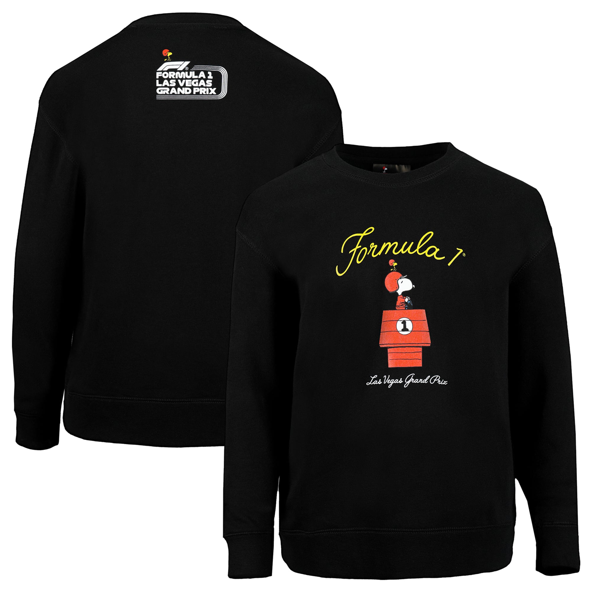Youth Snoopy Black Formula 1 x Peanuts 2024 Las Vegas Grand Prix 