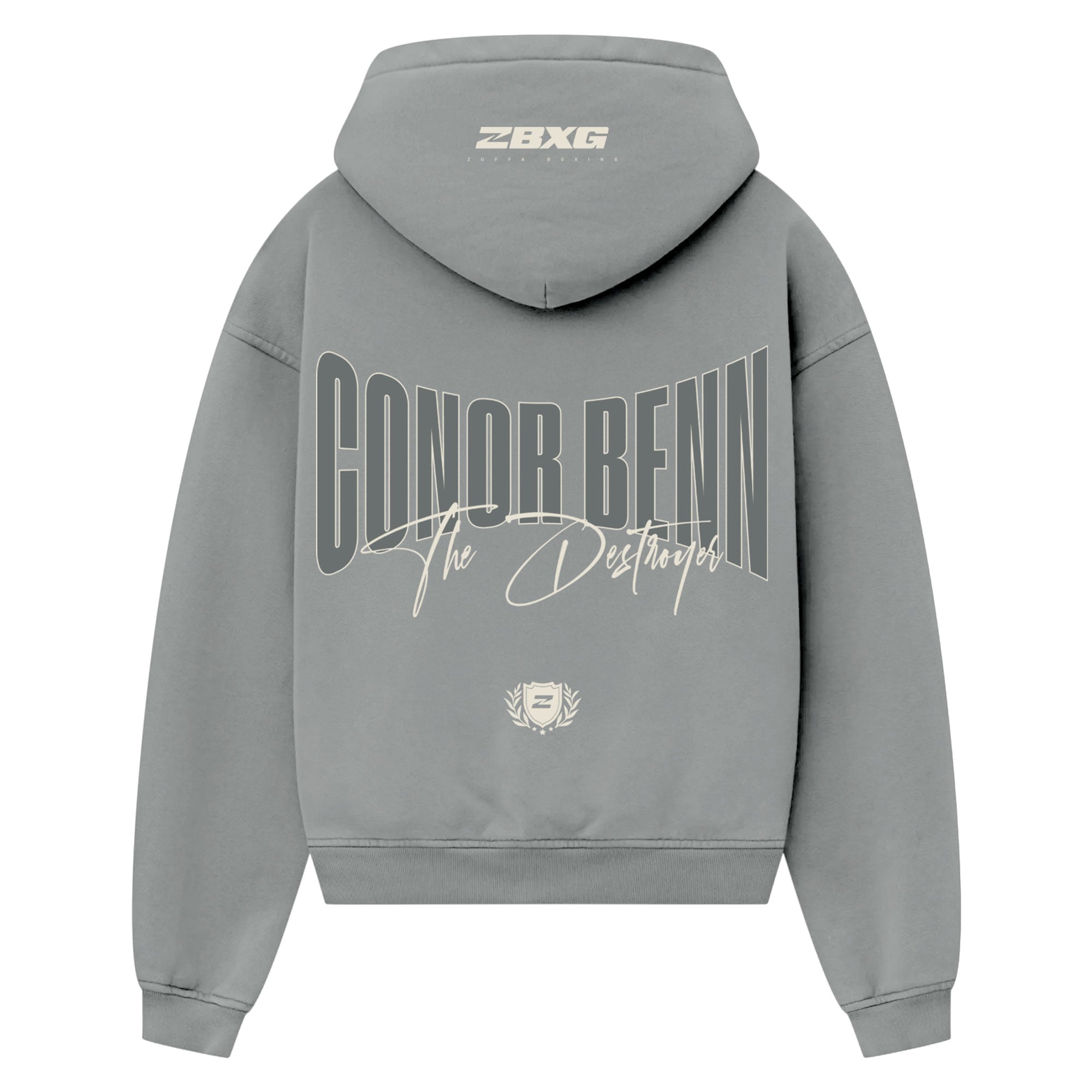 Men's Gray Conor Benn Destroyer Hoodie
