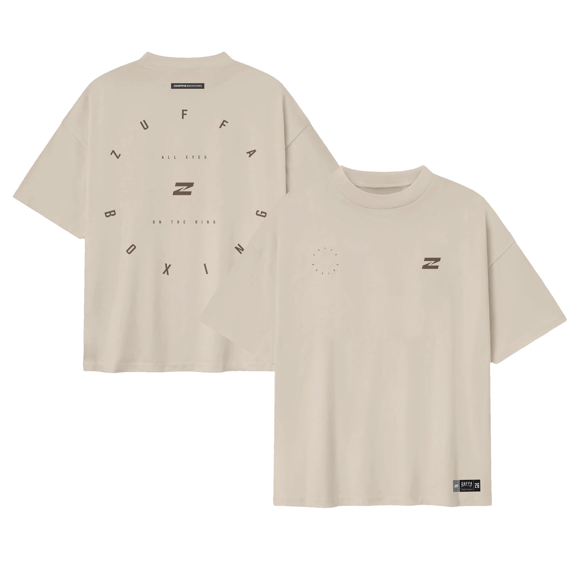 Men's Sand Zuffa Boxing Tonal Puff T-Shirt