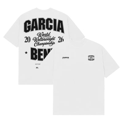 Garcia vs. Benn Collegiate T-Shirt - White